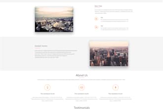 create website and mobile app design mockup