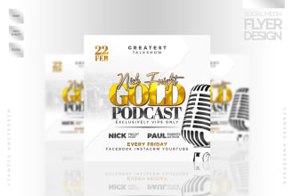 design podcast, social media cover or post
