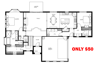 create architectural drawings, PDF to autocad, plan, elevation, section