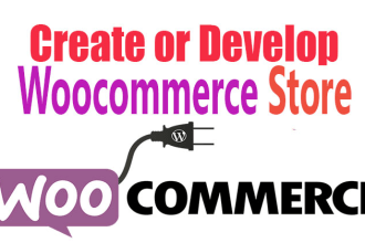 create ecommerce store or website with woocommerce