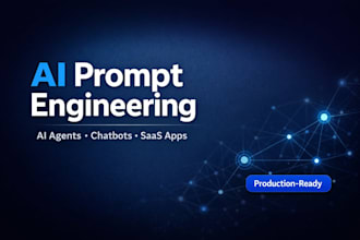 ai prompt engineering to build ai agents, chatbots, and saas apps