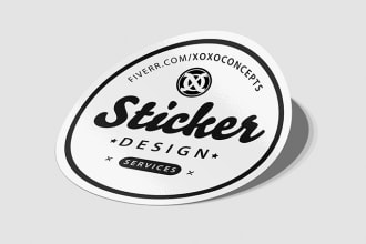 design stickers labels badges packaging
