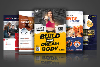 design professional and product flyers and brochures within 10 hours