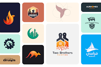 design modern minimalist logo design for your business