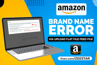 change amazon brand name or fix brand name error  or title issues