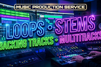 create loops and multitrack to any song