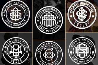 design professional monogram and clothing brand logo
