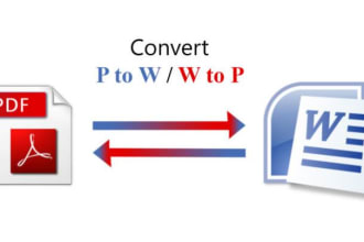 pdf to word and word to PDF