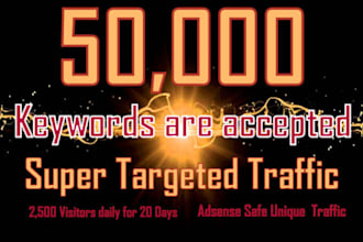manage to drive super targeted genuine web traffic,visitors