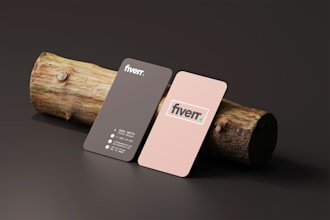 design luxury double side business cards