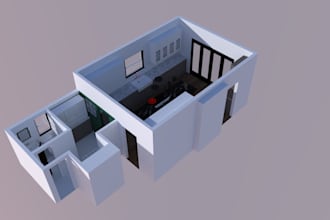 create a 3d floor plan