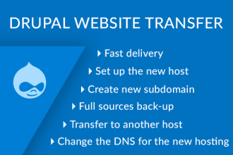 transfer your drupal website to another host