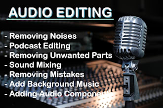 do any audio editing