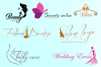 design modern feminine or eyelash, beauty, hair, boutique, salon logo