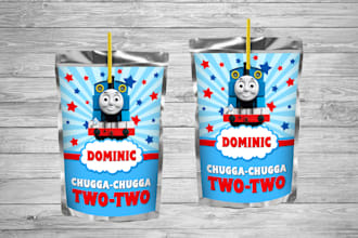 customize capri sun labels for parties and events