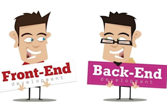 help you front end and back end in HTML5 CSS