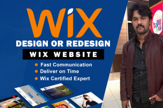 do wix website development, wix redesign, wix website design