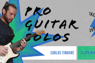 record an amazing lead guitar solo for you