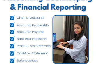 manage your accounting bookkeeping and financial reporting
