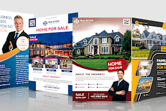 design real estate and business flyer for you