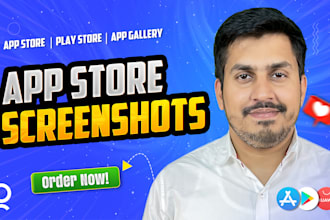 design app store screenshots and play store screenshots