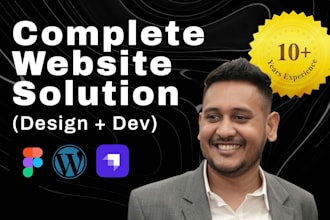 design and develop a complete professional website