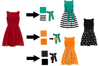 make realistic fabric renderings and changes on garments