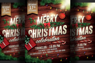 design elegant flyer and poster
