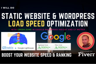 speed up wordpress optimization, improve page load time