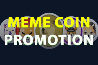 promote your meme coin or token