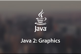 do a java app with 2d or 3d graphics