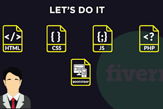 fix your website html, css, jquery, php  issues within 24hr