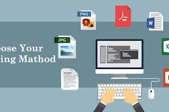 do data entry and copy paste job
