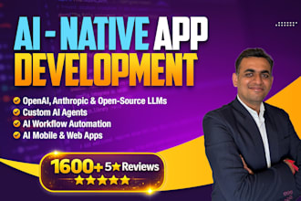 build ai mobile apps and ai chatbot development as ai app developer