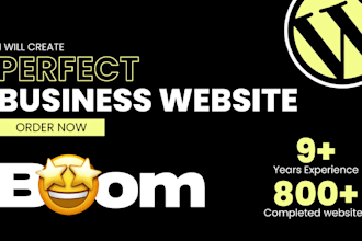 design and develop a perfect business website development
