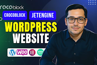 build dynamic wordpress website with crocoblock jetengine