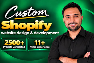 design and develop a professional shopify store