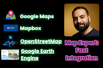 integrate google maps API, mapbox API in wordpress, and custom websites