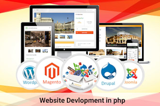 create custom PHP website for you