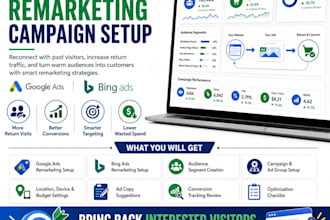 google ads and bing ads remarketing campaign setup