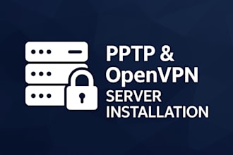 install pptp or openvpn vpn server on your server
