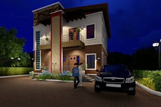 create photorealistic images of 3d building design