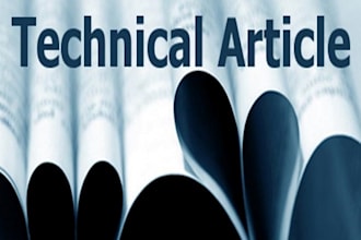 write technical article or tutorial for you