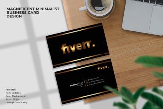 design magnificent minimalist business card design