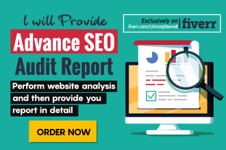 provide you advance SEO audit report