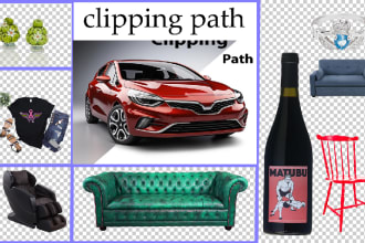 do 15 picture background removing in photoshop by clipping path
