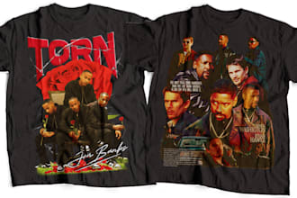 design custom clothing merch vintage t shirt design