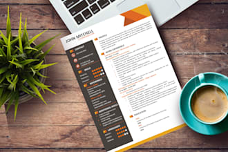 design professional resume or cv