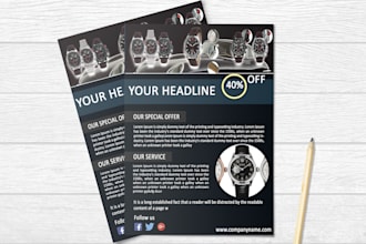 design professional and corporate flyers