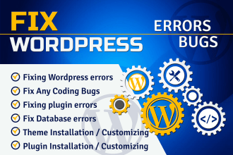 troubleshoot wordpress fix website issues or plugin errors